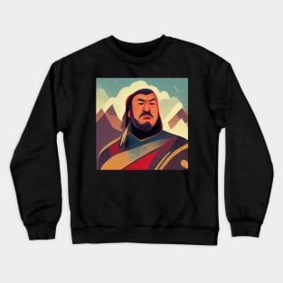 Genghis Khan | Comics style Crewneck Sweatshirt